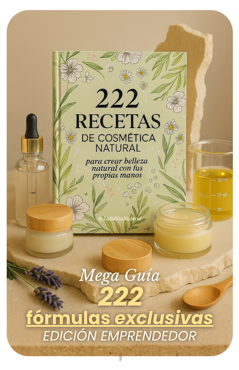 222 RECETAS EXCLUSIVAS: Ebook Cosmetica Natural